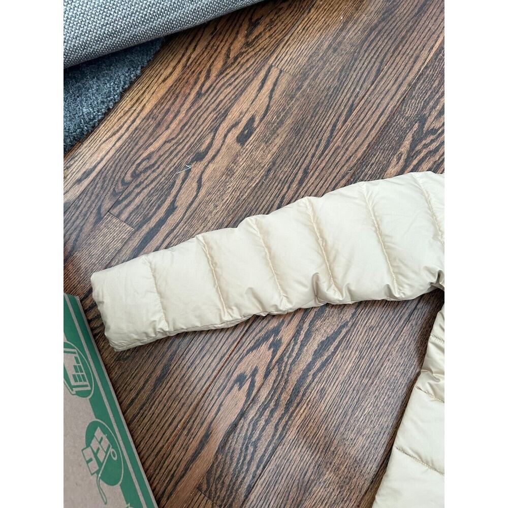 The North Face Tamburello Puffer Jacket Womens Small Beige Polyester Full Zip - Picture 7 of 10